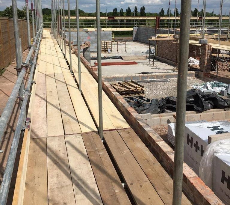 Scaffolding Services Warrington New Build Construction