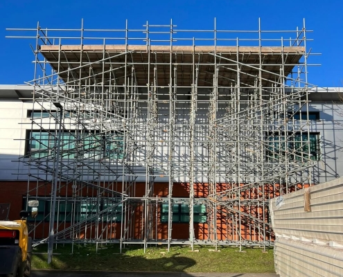 Scaffolding Warrington Health Care Sector