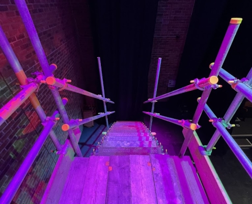Staires for kw scaffolding events and entertainment